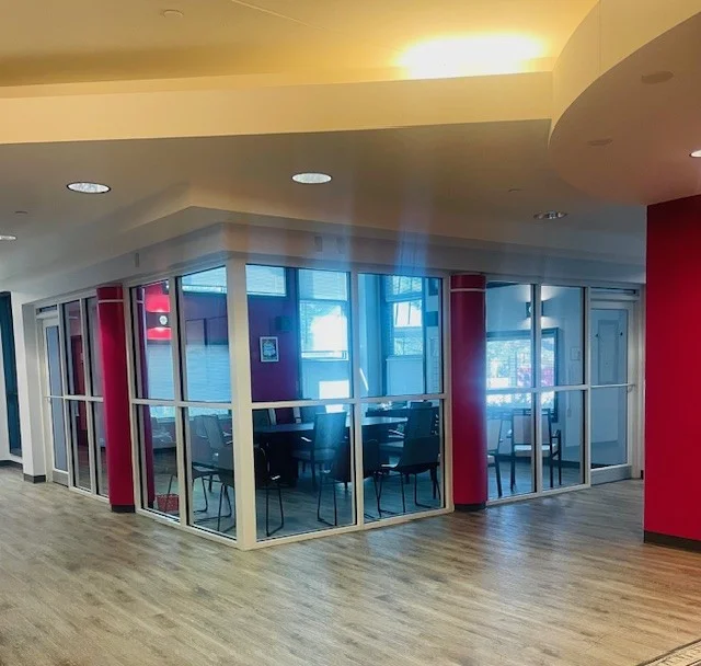 The lobby at Cedar Grove Recovery in Louisville