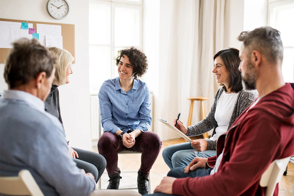 Group therapy session