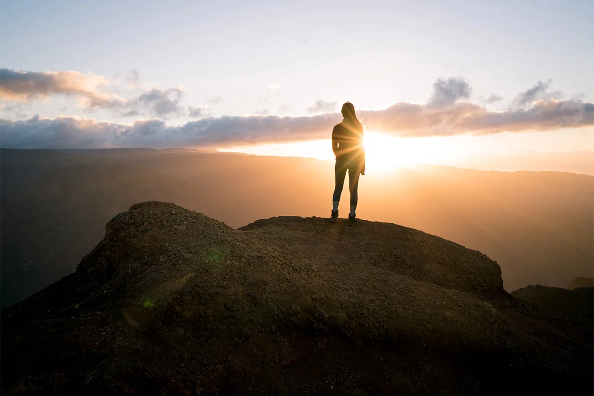 Mountaintop sunrise