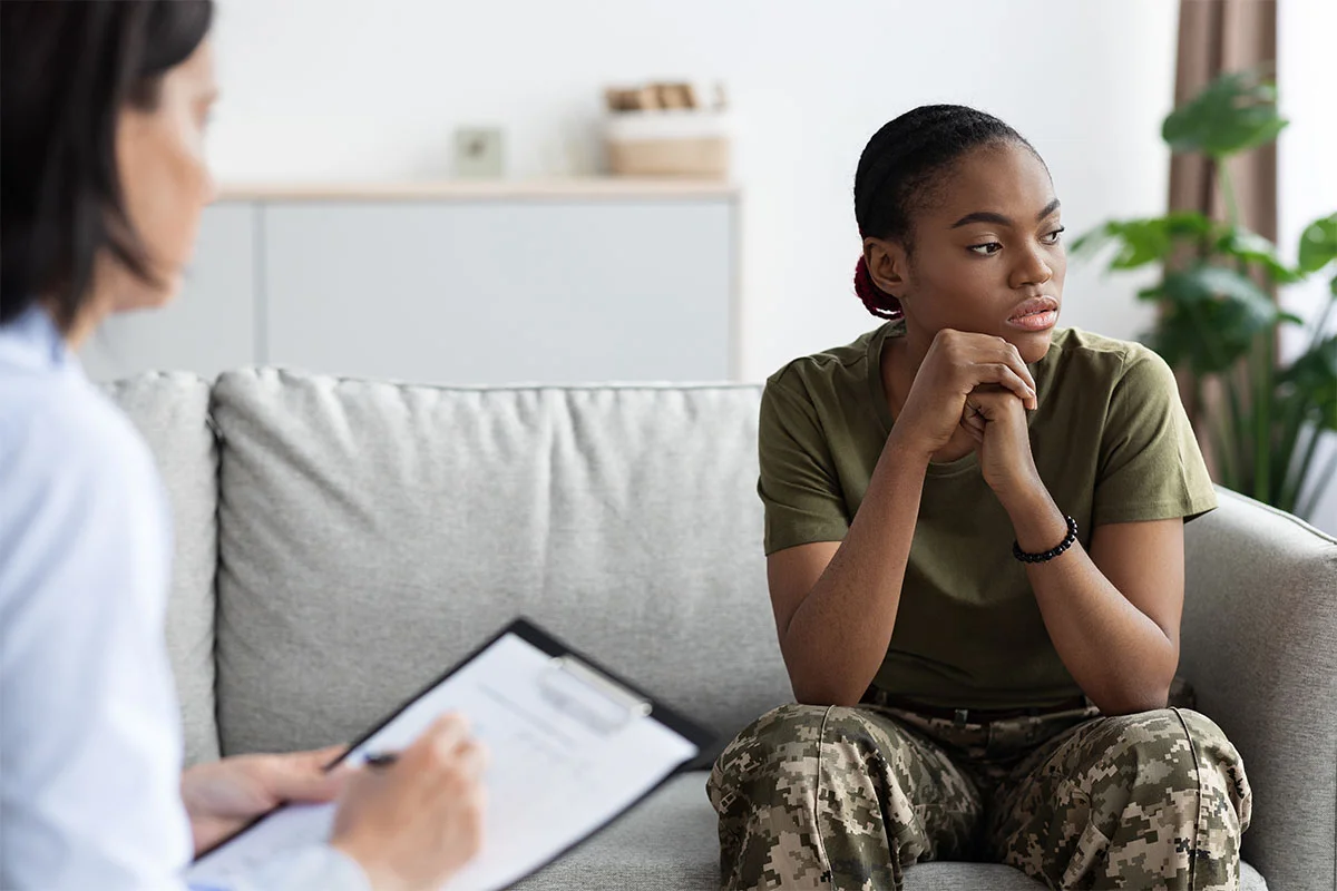 Veteran in therapy